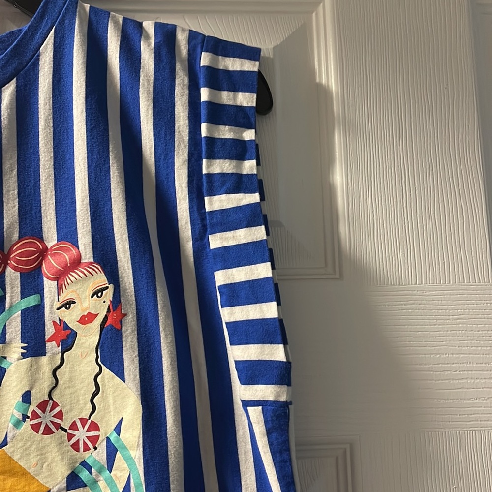 Zara top Size Small Woman in Art Collaboration Miranda Makaroff - Picture 3 of 5